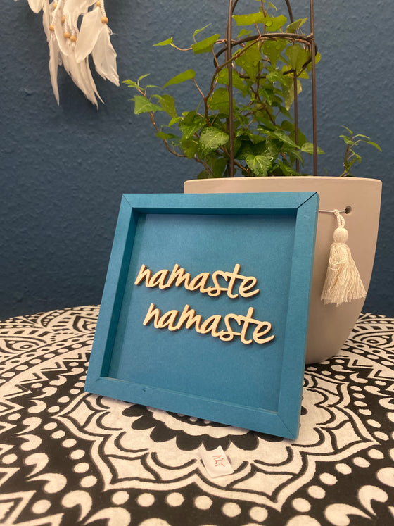 Werkpunk Dekobild - Namaste